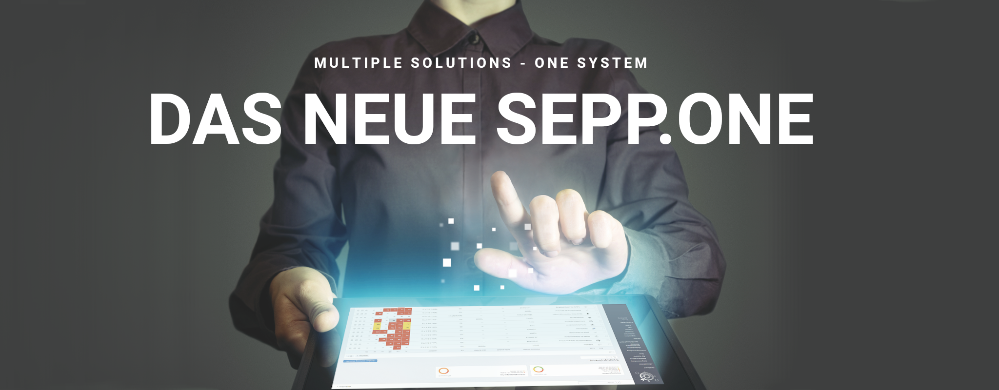 Das neue SEPP.One Multiple Solutions One System SEPPTOOLS